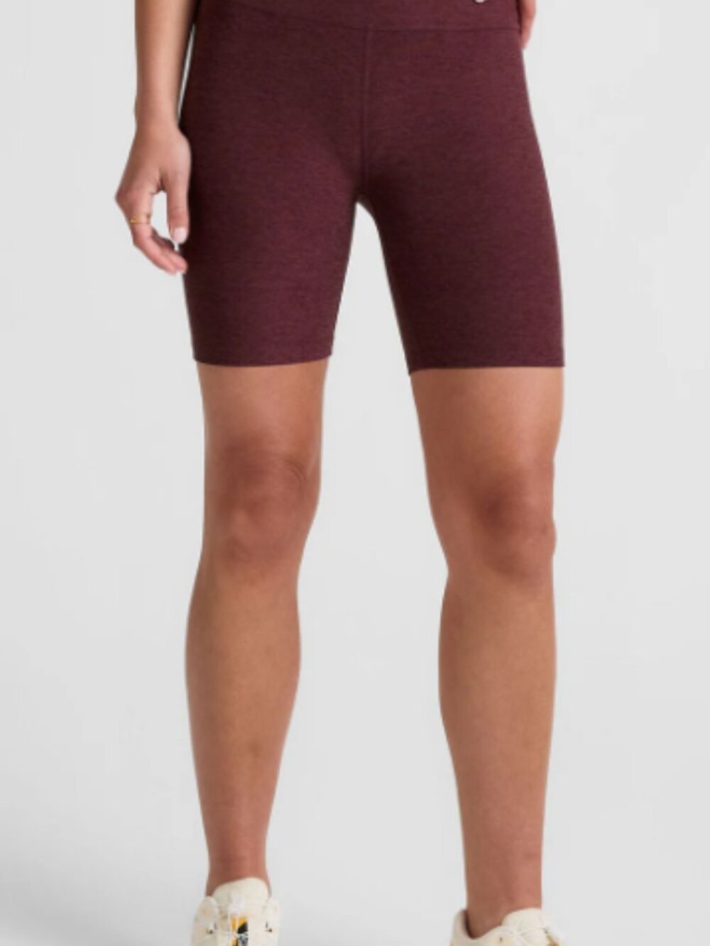 Beyond Yoga Spacedye Keep Pace 7'' Short Midnight Burgundy Heather size Medium